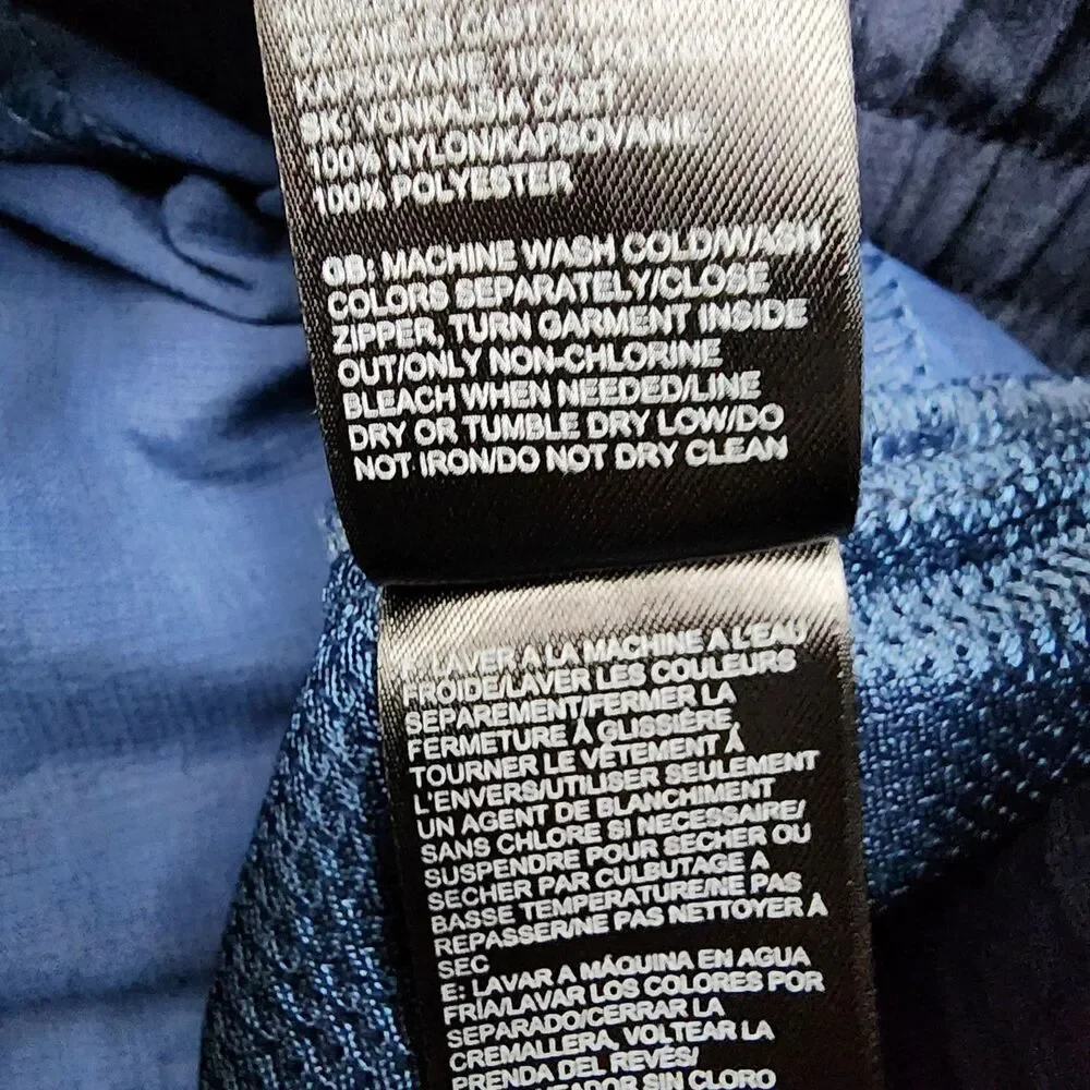 The North Face Mens M Blue Shorts 9 Inseam 100% Nylon Elastic Waist Outdoor